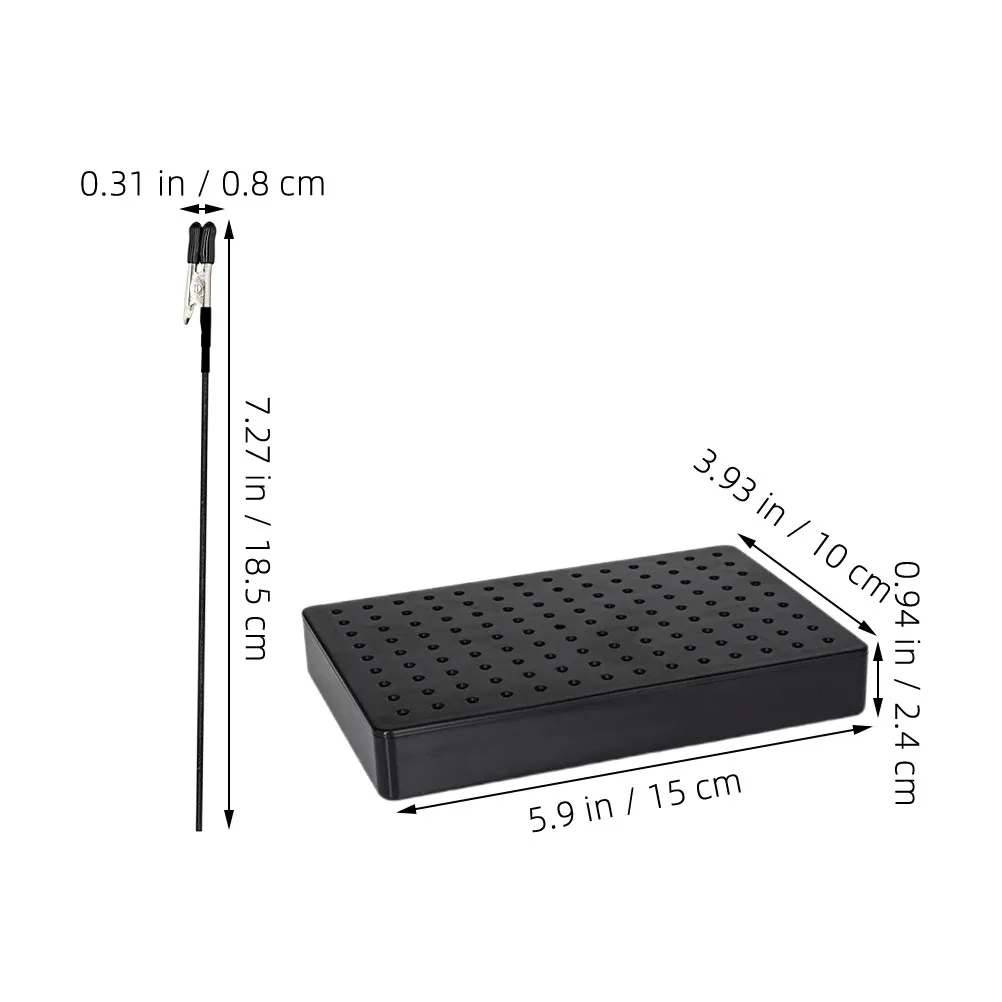 Painting Accessories Memo Clips with Long Rod Alligator Clips Stable Base for Airbrush Painting Craft Photo Display