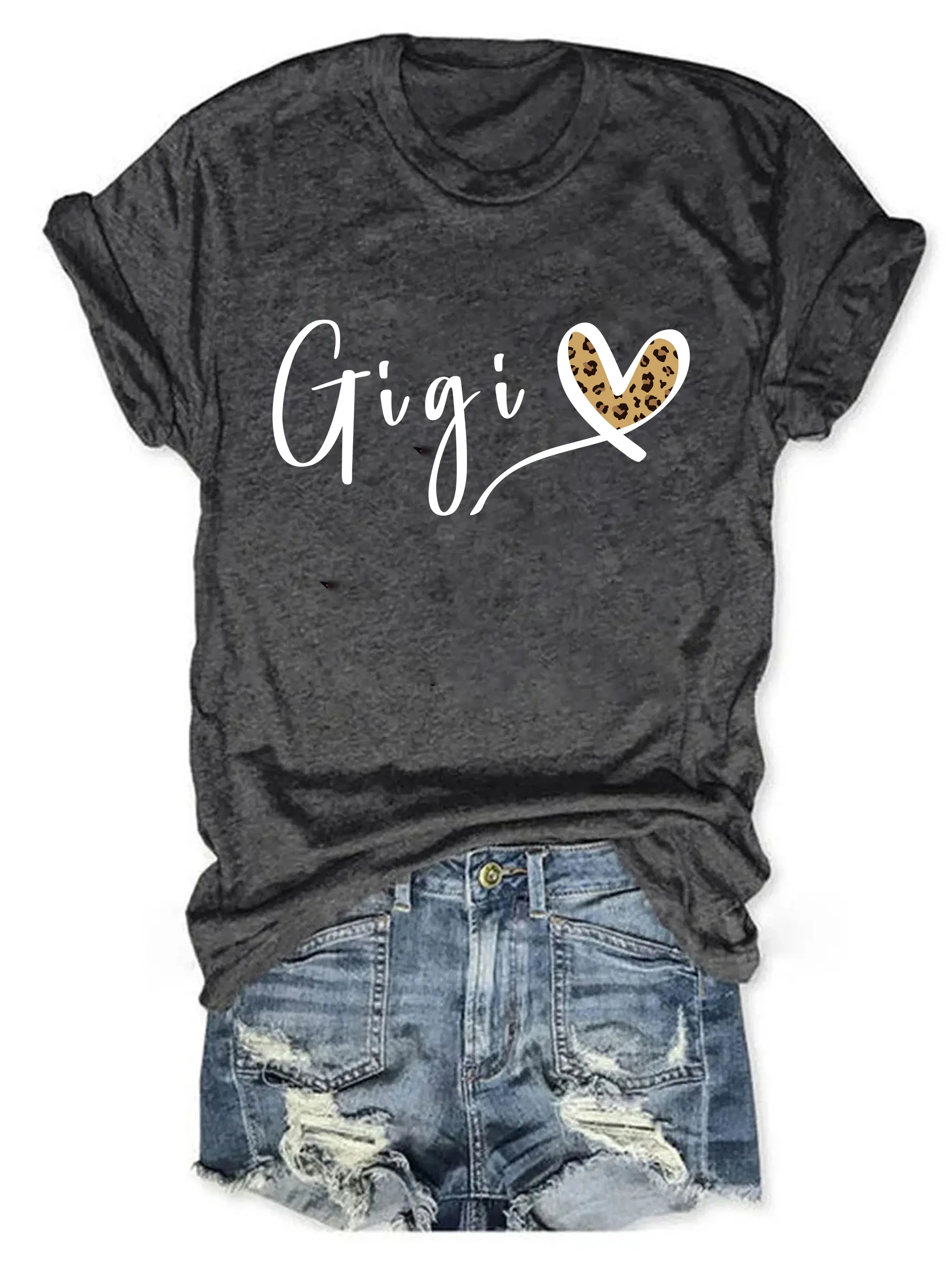 Gigi Shirt Gigi Leopard Shirt Leopard Print Shirts for Women Gift for Grandmother Mothers Day Gift Best Grandma Ever