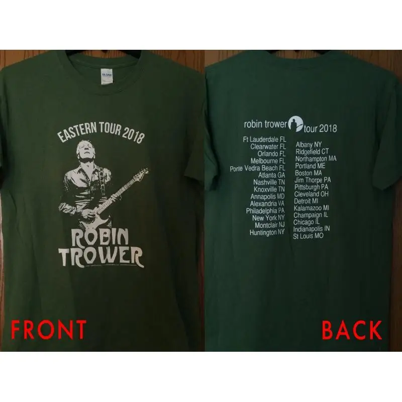 

Classic Robin Trower Tour 2018 CottonMen S-235XL T-Shirt20D837