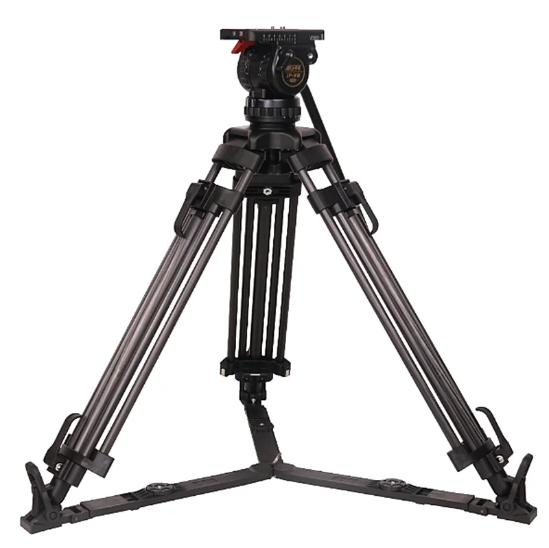 Photographic Equipment Jiepai V8 Professional Broadcast CCTV Heavy Du ty Video Ca mera Tripod With Fluid Head