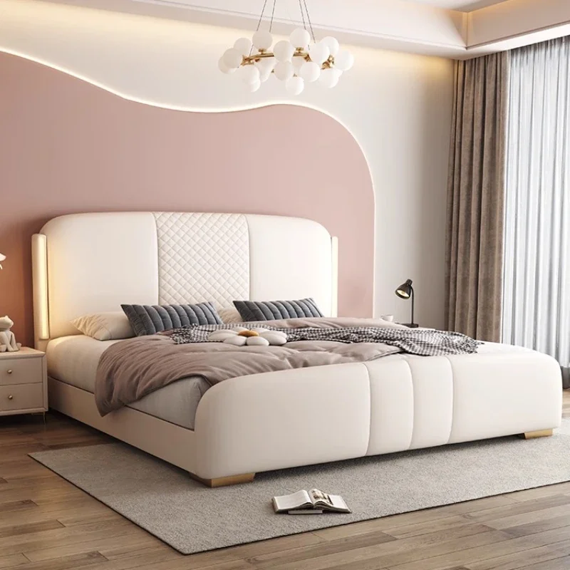 

180x200cm home furniture luxury king size bed Base beds and frames double bed headboards full marriage bedrooms modern Nordic ﻿