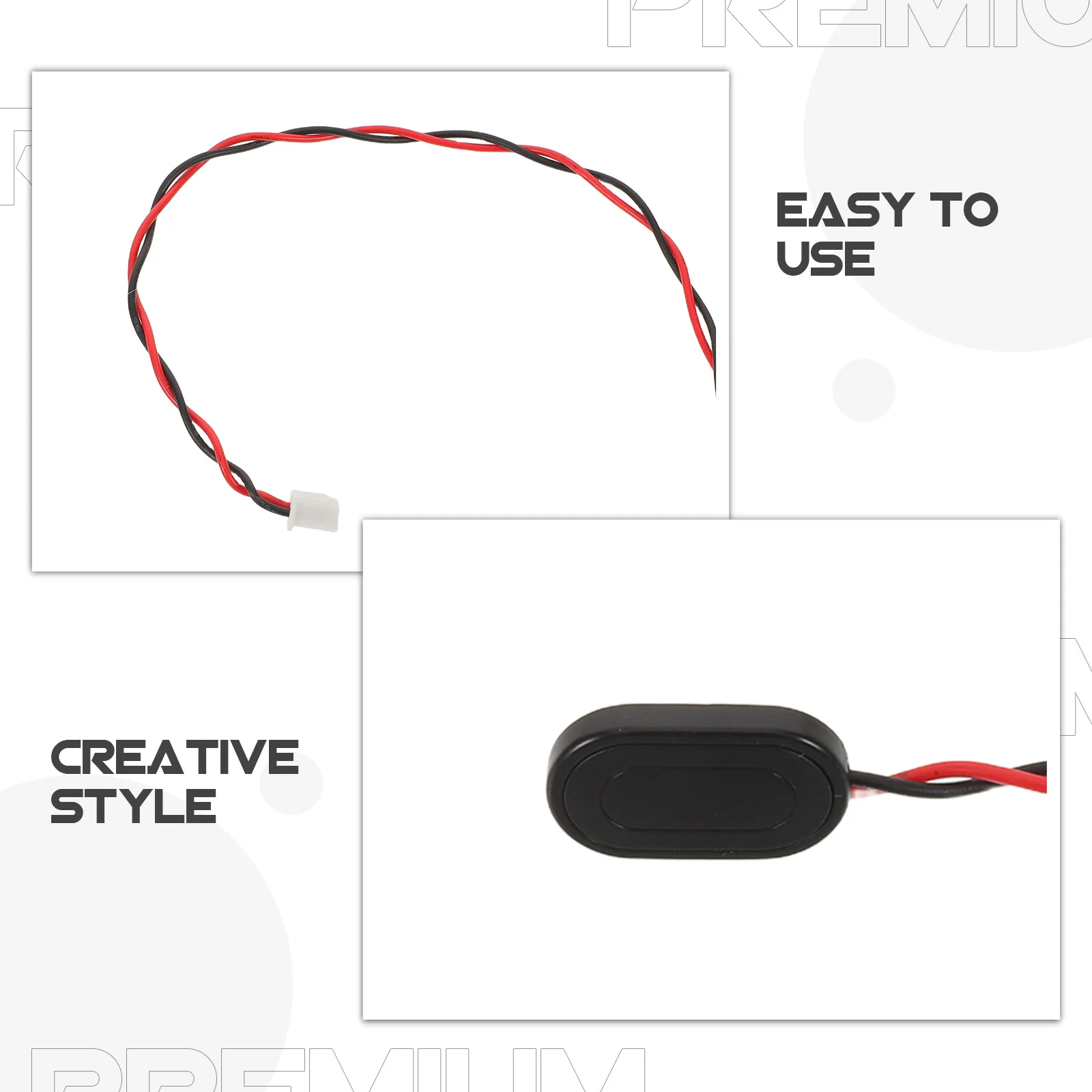 8 قطعة 9 فولت المفاجئة موصل I-نوع سلك محول 300 مللي متر حياة طويلة كليب ل المهنية لاقط الصوت حامل سهلة التركيب