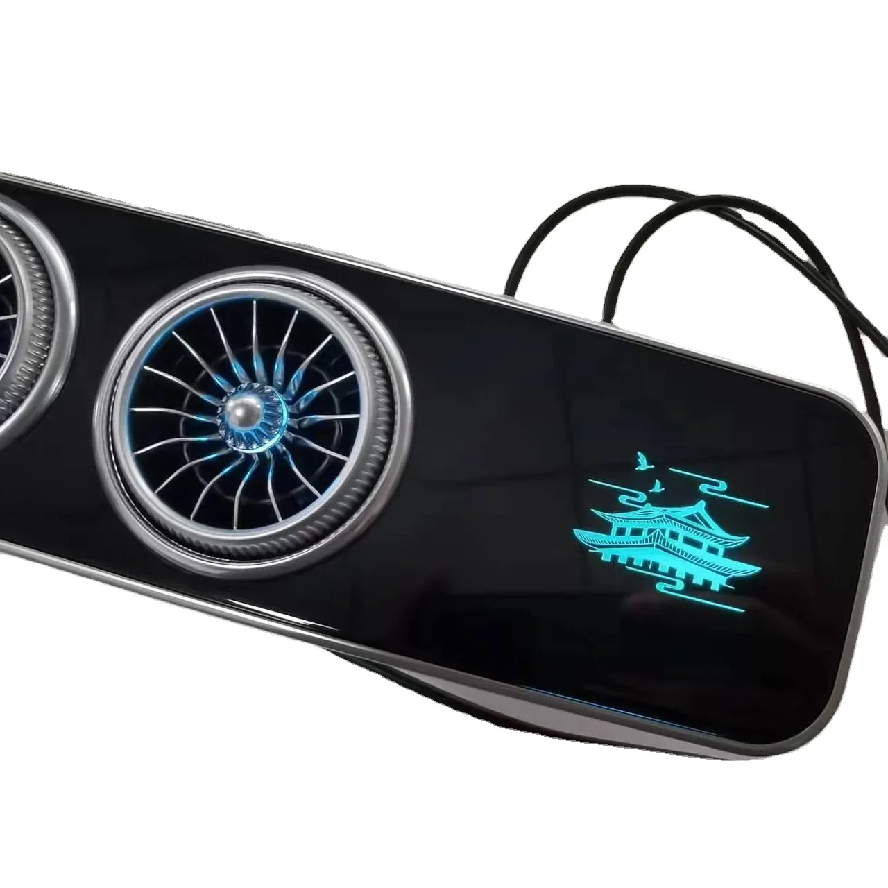 

Interior V250VITOEQS High-quality Peachwood Panel Ceiling Twin Turbine Air Outlet Can Be Customized Logo With Multi-color