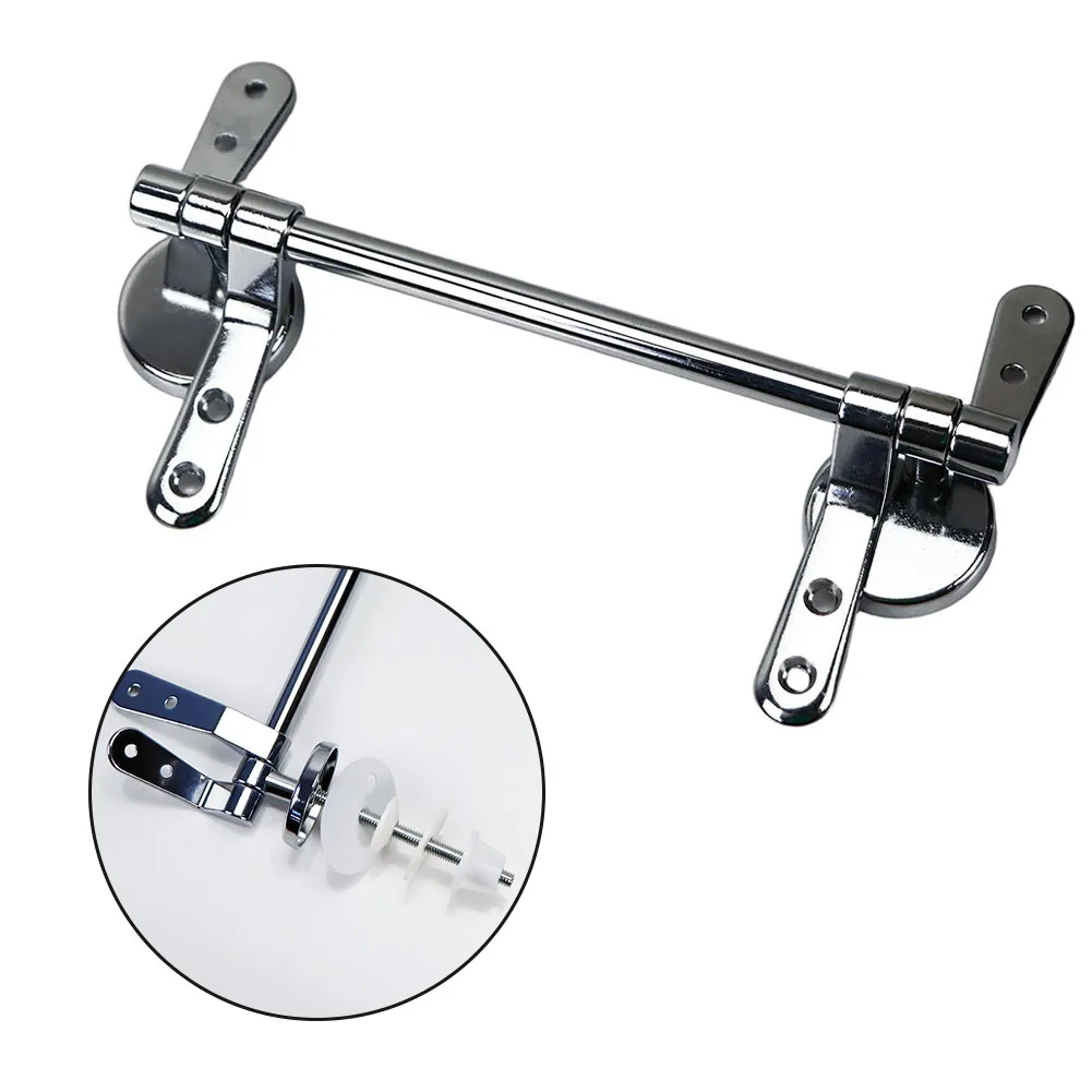 

Toilet Seat Hinge Connecting Rod Bathroom Repair Replacement Hinge Kit Zinc Alloy Home Toilet Seats Mounting Accessory