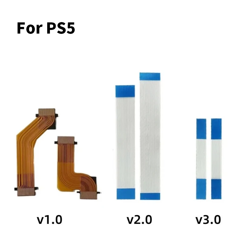1/5 pairs/set For PS5 Dualsense Controller BDM-010/020 L1 R1 L2 R2 Trigger Button Flex Cable Ribbon Replacement Repair Part