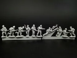 Kit di montaggio del modello di Commando britannico con figura in resina pressofusa in scala 1/72, spedizione gratuita non verniciata