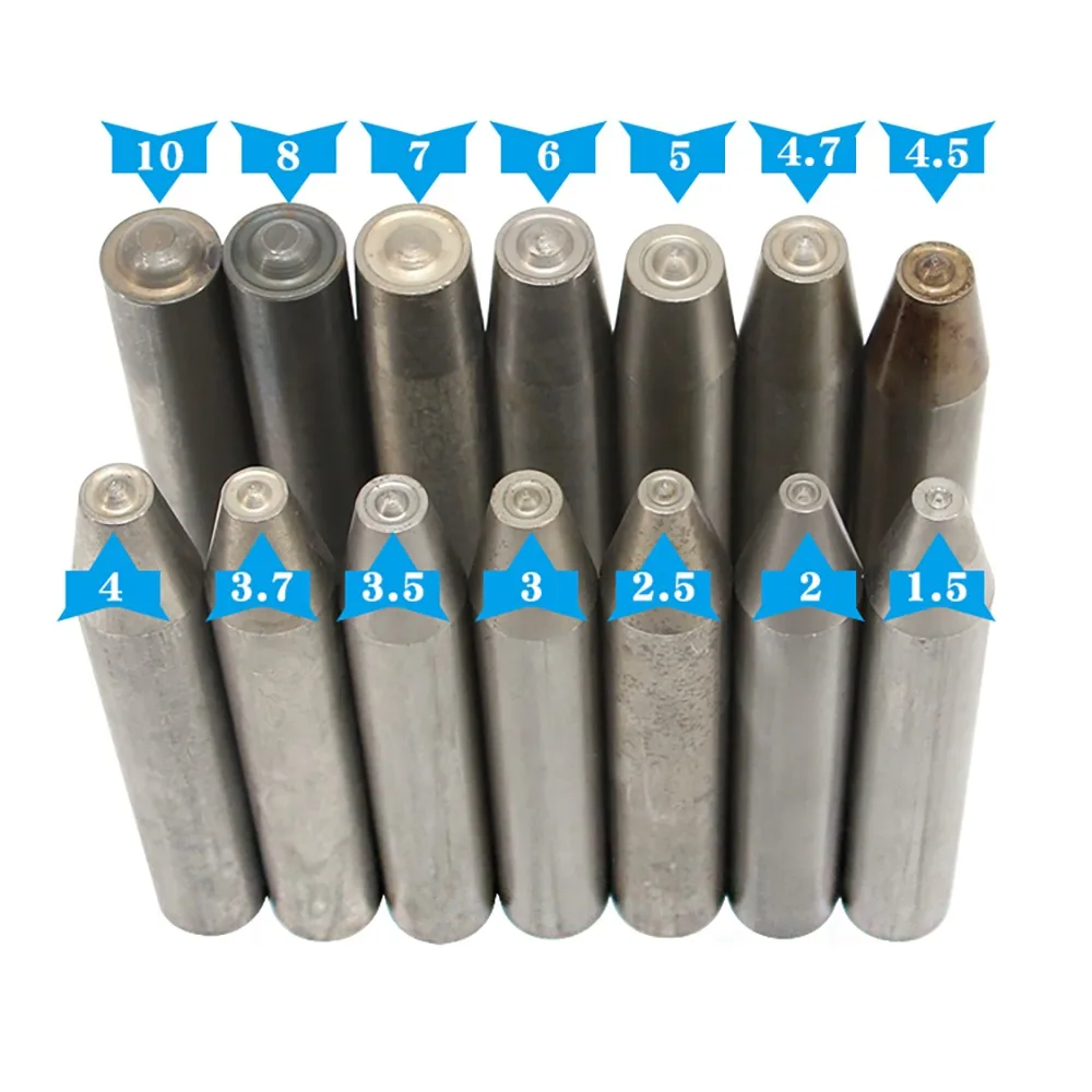 Rivet Curling Punch Flanging Mold Semi-Tubular Rivet Opening Abrasive Tool Fixed Mold 1.5234567810 Punching Pin