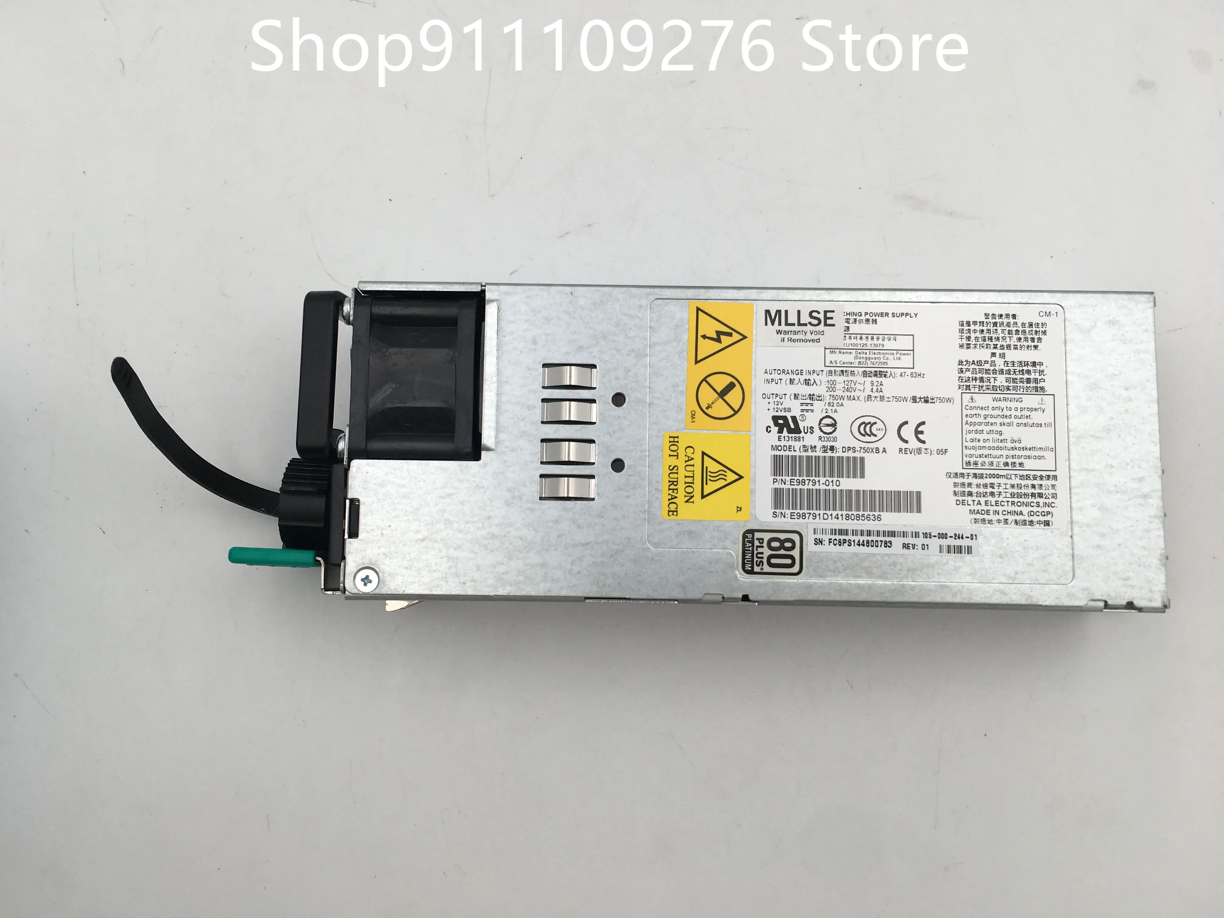 Original Disassemble PSU for intel DPS-750XB A   E98791-010 MAX 750W 100V-240V