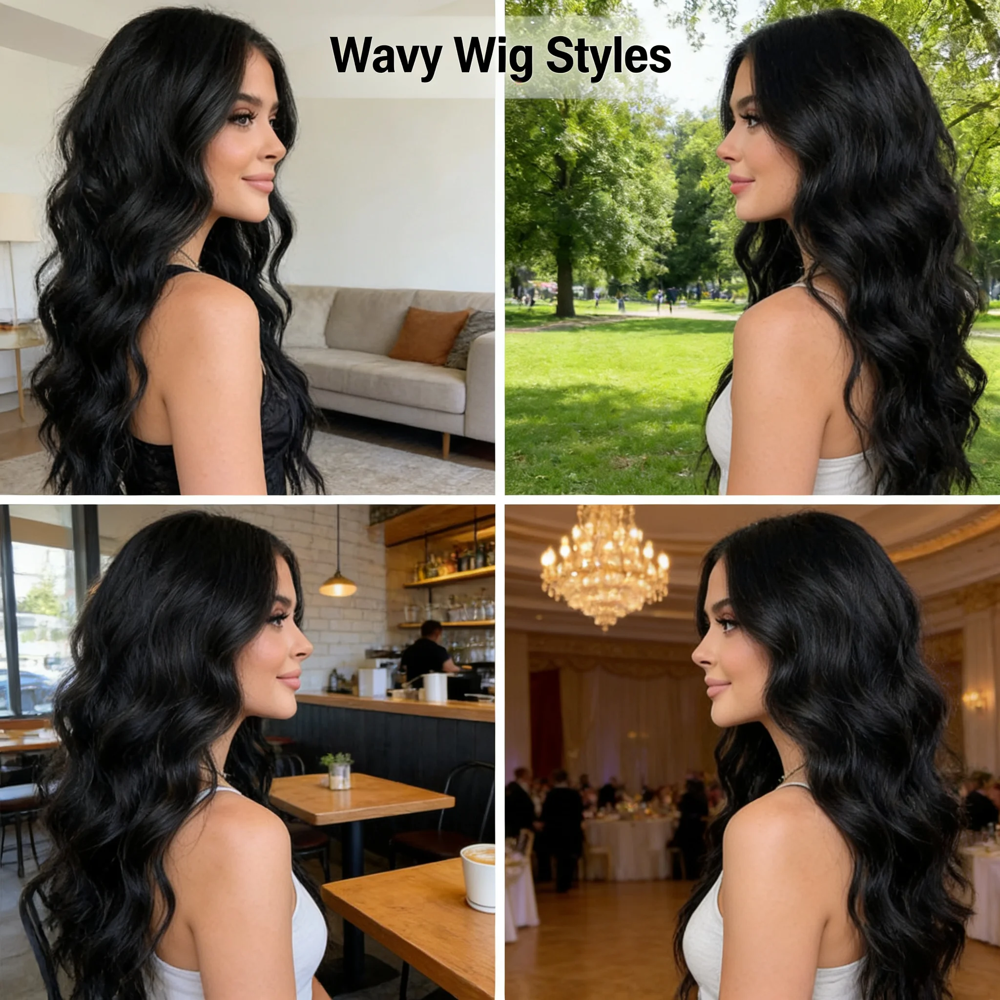 

Синтетический парик длиной 26 дюймов с небрежными волнами для повседневного использования, вечеринок, косплея. Новинка для женщин.