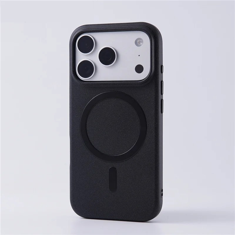 

Luxury Matte Grit Surface Shockproof Magnetic Case For iPhone 17Pro 16Pro 17 Pro Max For Magsafe Wireless Charge Back Cover