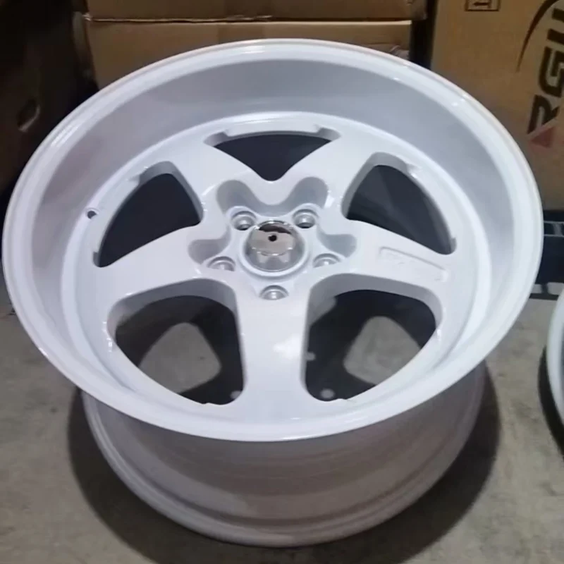 

Alloy Flow Forming Tech Wheels Rims 18x95 18x105 5x1143 Light Weight Deep Dish White Color