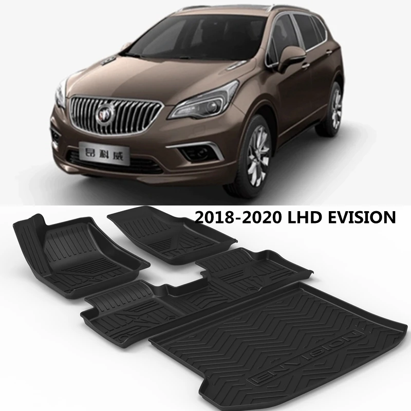 

Use for Buick Envision Car carpet car floor mat Buick Envisio trunk mat Full Set Trim to Fit Buick Envision waterproof floor mat