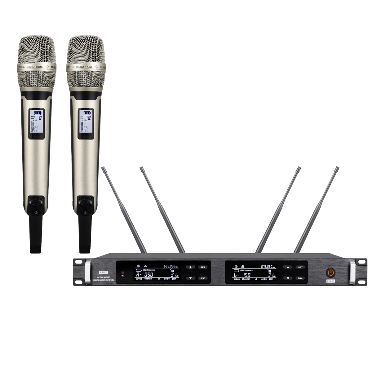

Best EW100 G4 Digital Wireless Microphone System 2 Channel Cardioid KSM8 SKM9000 KSM9 Set