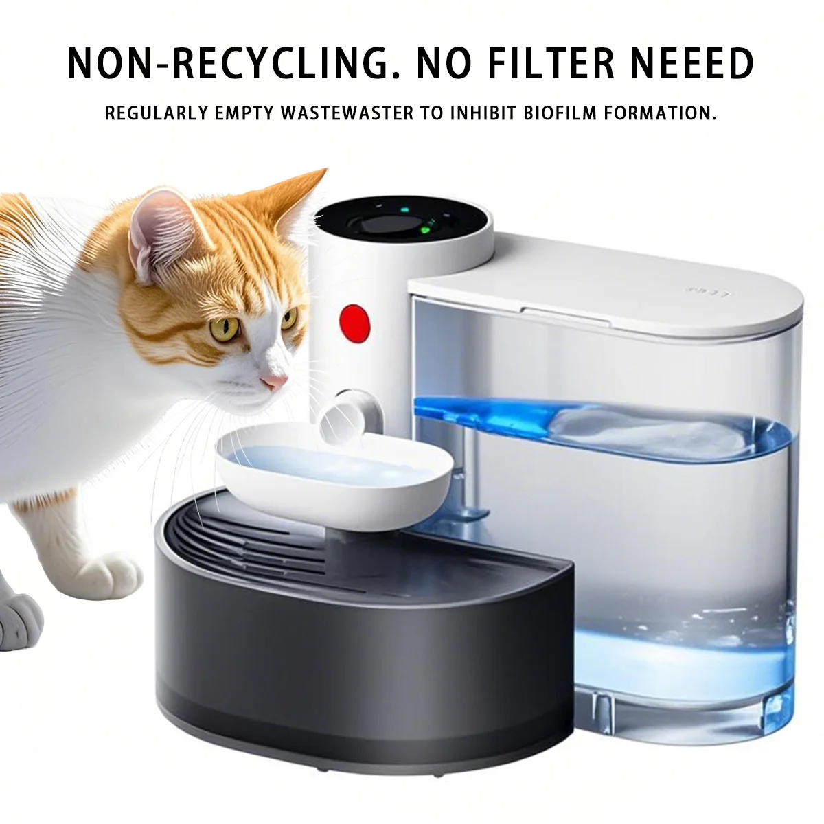 

Cat Water Dispenser Dumping Pet Automatic Water Feeder Unplugged Smart Dog Water Dispenser