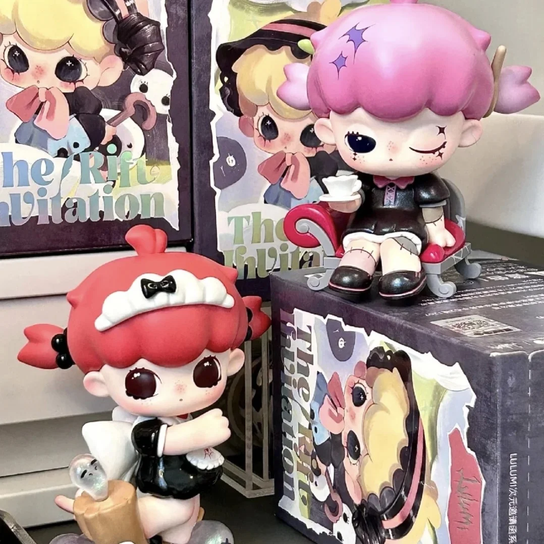 

Подлинная серия Lulumi The Rift Invitations, ПВХ V1, слепая коробка Kawaii, настольное украшение, загадочная коробка, игрушка-сюрприз для девочек, подарок