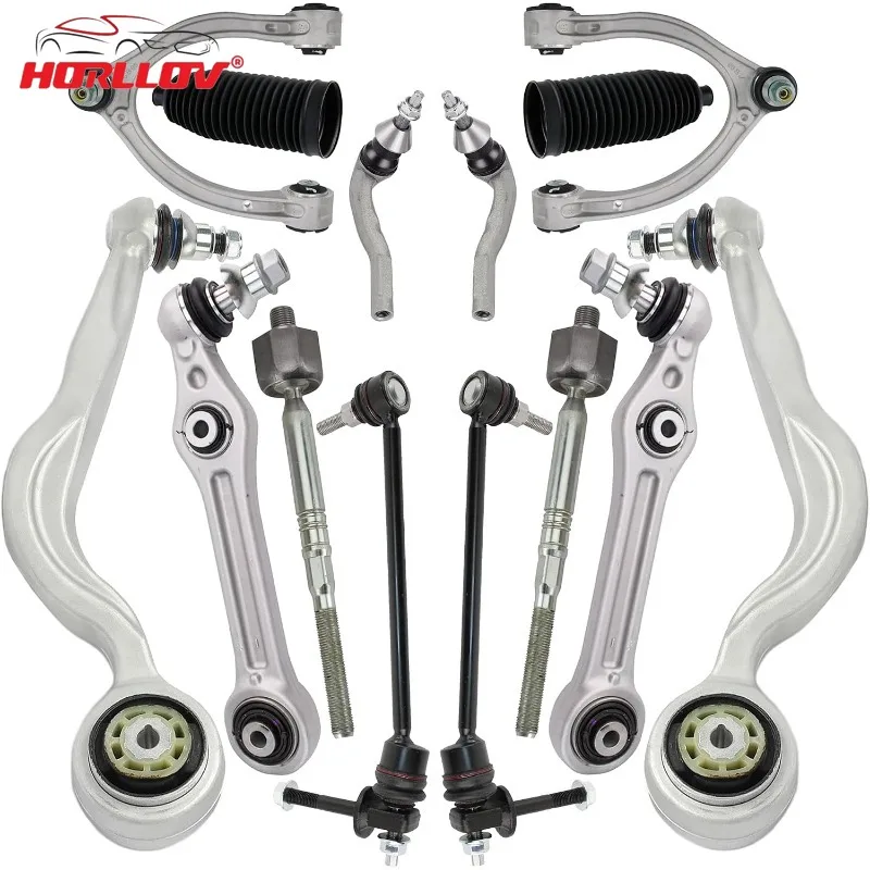 14PCS Front Upper Lower Control Arm Kit for Mercedes Benz GLC Class W205 W213 X253 C253 GLC300 GLC350e GLC43 GLC63 4-Matic AMG