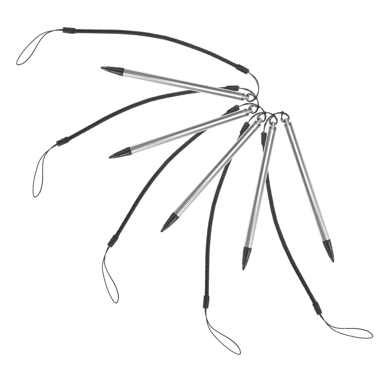 

Набор из 5 сенсорных стилусов: высокоточные емкостные ручки с тонким наконечником, универсальные резистивные стилусы с пружинным механизмом для планшетов и телефонов