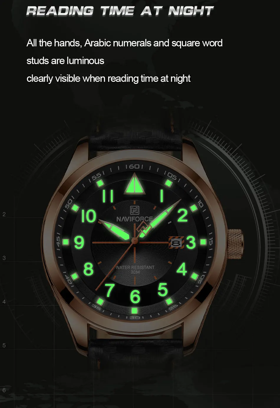 NAVIFORCE 2022 New Men Watch Top Brand Luxury Fashion Wrist Watch For Men Waterproof luminous Sport Quartz Clock Relojes Hombre