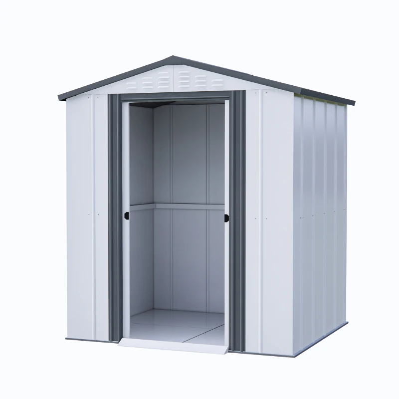 

Outdoor Garden Simple Tool Room Assembly Temporary Mobile House Outdoor Aluminum Galvanized Storage