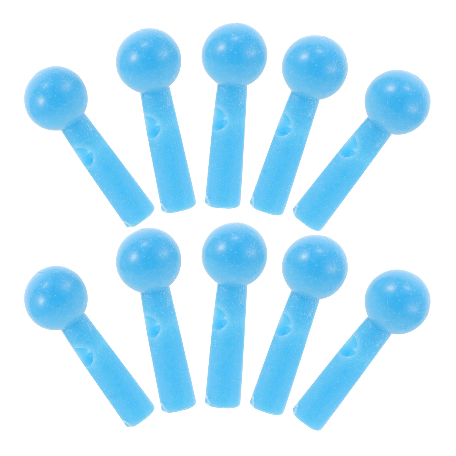 

10pcs Umbrella Tail Beads Repair Parts Foldable Bone Covers Sky Blue Replacement Cute Easy Materials Folding Umbrella