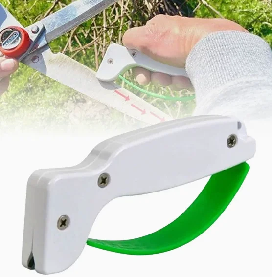 Afiador de Facas Portátil em PVC, Ferramenta Manual Compacta para Afiar Lâminas de Facas e Machados, Equipamento para Camping ao Ar Livre