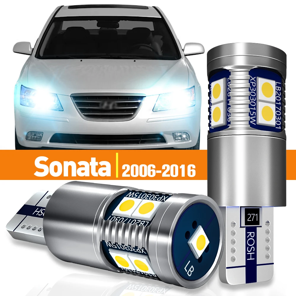 

2x LED Parking Clearance Light For Hyundai Sonata 5 6 2007 2008 2009 2010 2011 2012 2013 2014 2015 2016 Accessories Canbus Lamp
