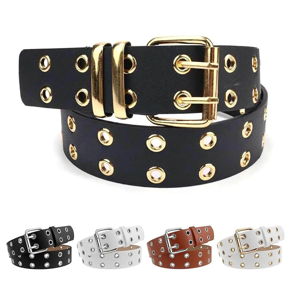 Pin Buckle Fashion Cummerbunds PU Leather Apparel Accessories Adjustable Belts Goth Waistband Jeans Girdles Punk Waist Belt