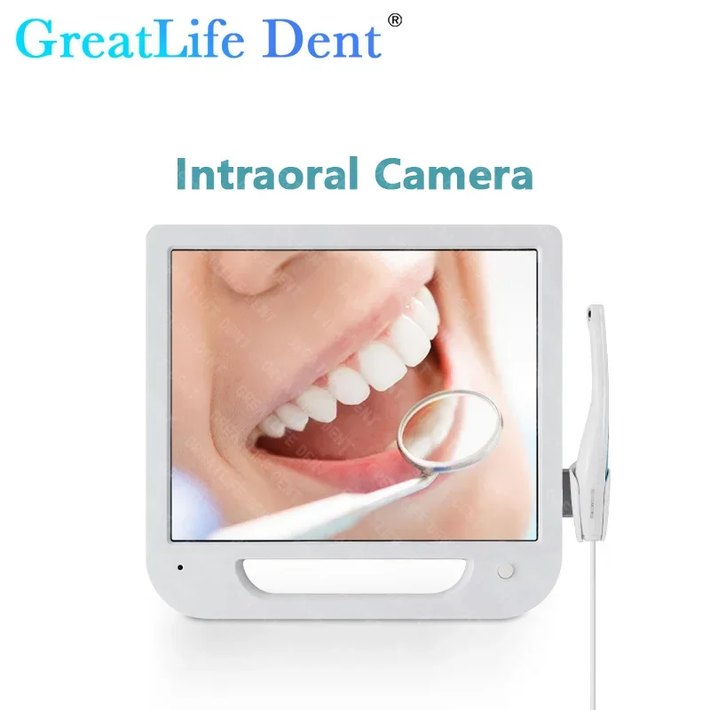 NEW Dental Endoscope 17 inch LCD Monitor Intra Oral Camera with Bracket Holder 12 Million Pixels Oral Observation Instrument