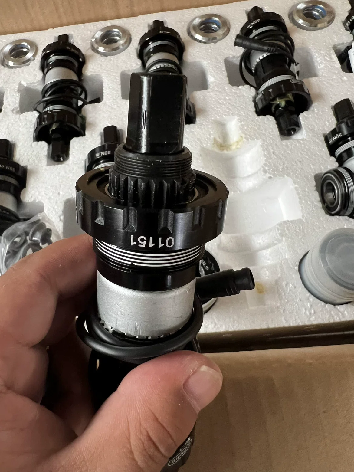 SR PA231.32.ST Bafang Torque Sensor Shaft Length 148mBB Width 73mm Also suitable 68mm 5-way 6-core waterproof head 5V For Ebike