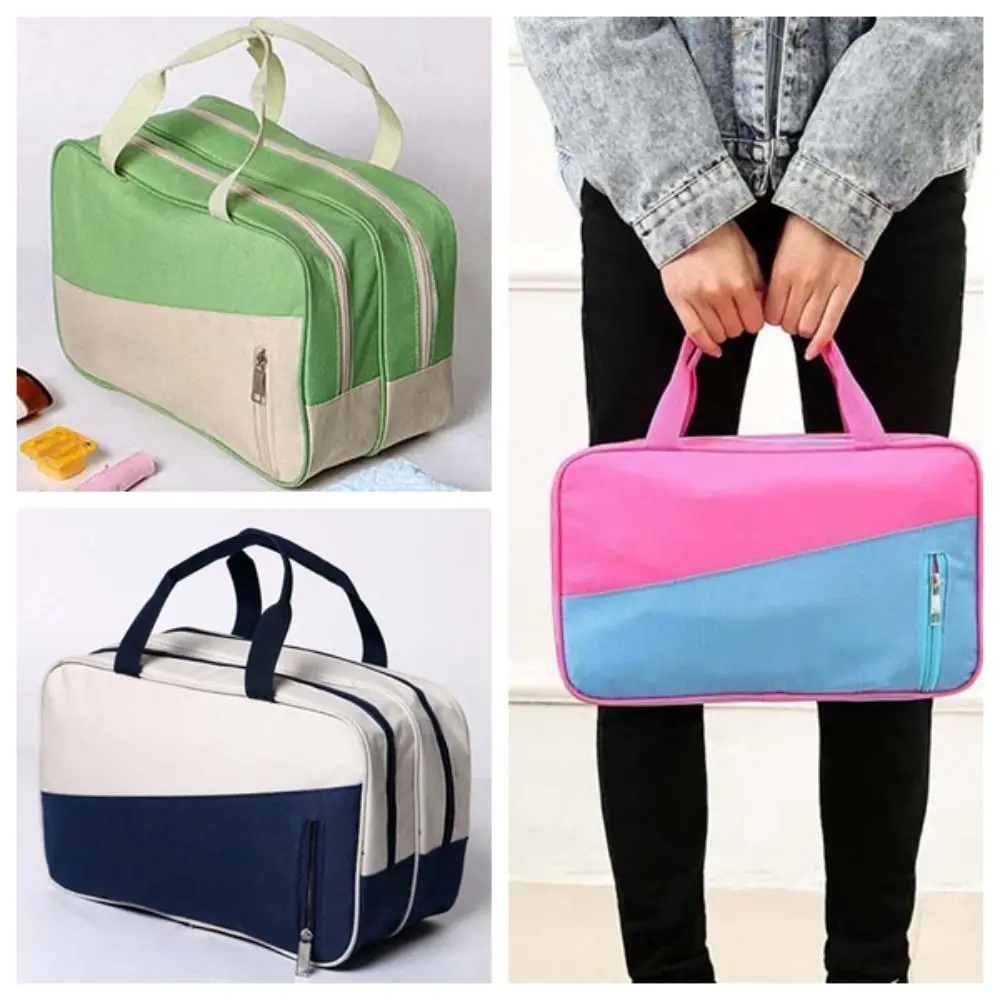 Bolsa de viagem em tecido oxford de pvc, dobrável, multifuncional, separação seca e molhada, bolsa de bagagem, anti-respingos, água, várias camadas
