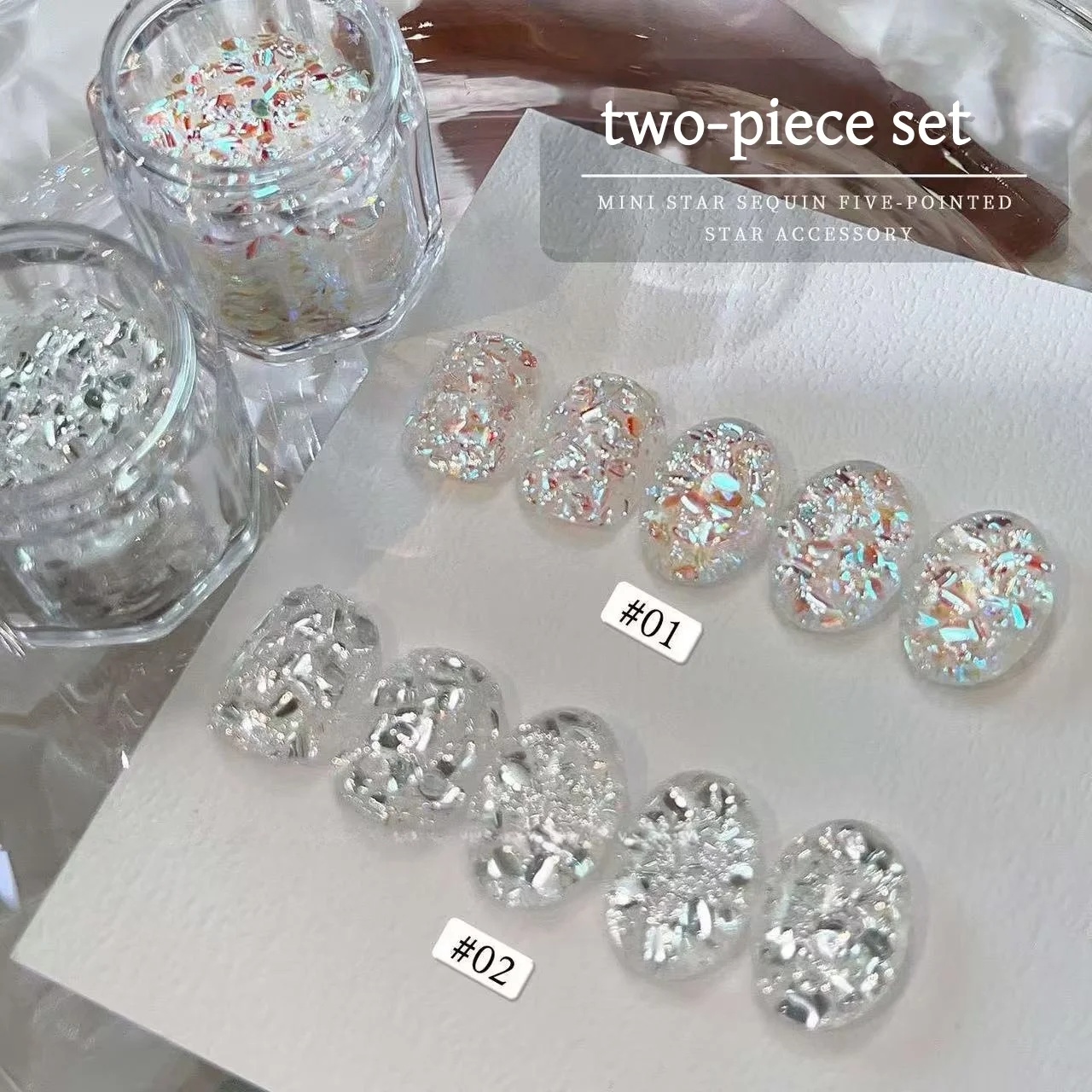 1/4 stücke Nagel Zubehör Set Multi Form Kristall rosa Wasser Diamant runde Perle Diamant Schmuck Nail Art Kreation Dekoration – Detail 7