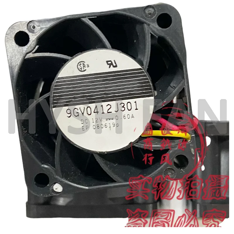 

9GV0412J301 4028 12V 0.6A Dual-Ball Fan With Large Wind Power Dissipation