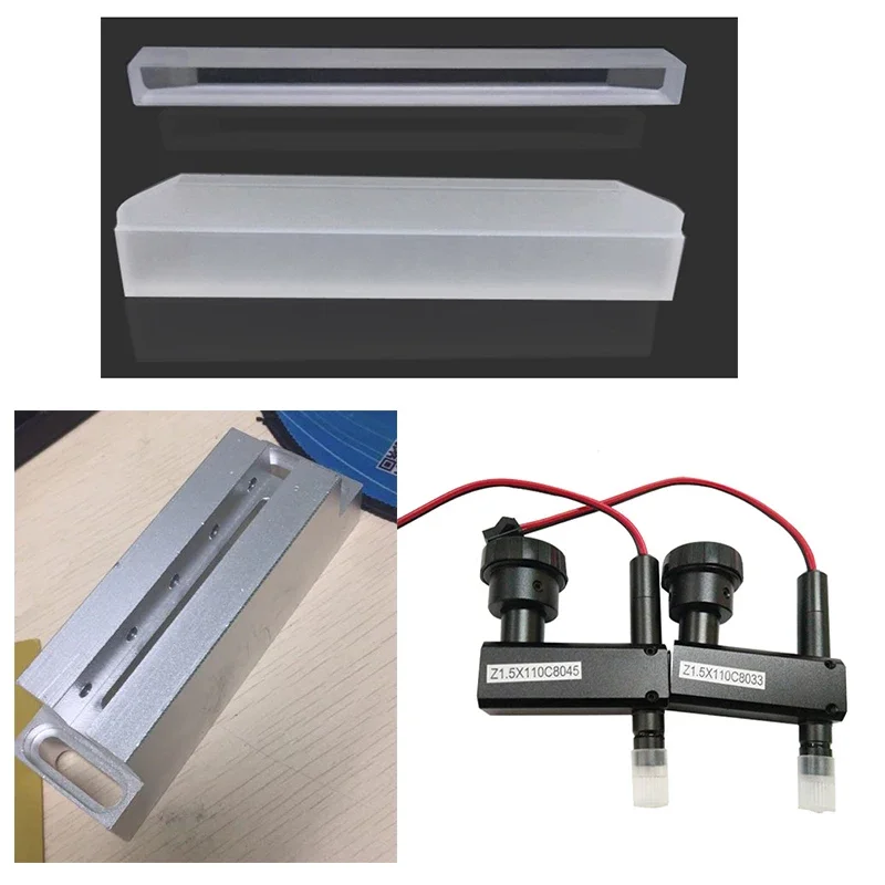 

lens coaxial light +TAB quartz bar 100*8*22mm +Quartz holder