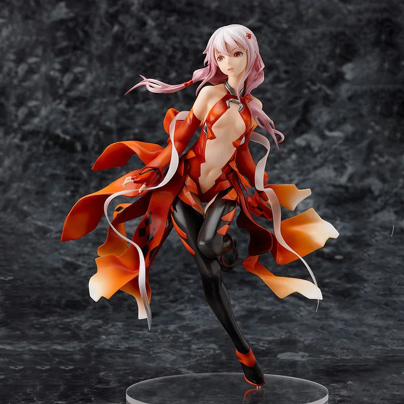 17cm Pvc Guilty Crown Yuzuriha Inori Japanese Sexy Anime Figure Girl Statue Model Doll Desktop Collection Ornaments Toy Kid Gift