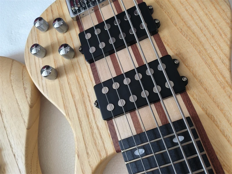 جيتار كهربائي مكون من 4 أوتار و5 أوتار و6 أوتار، رقبة عالية الجودة من خلال الجسم، باس كهربائي نشط