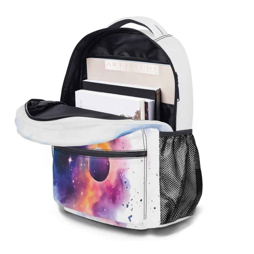 Space and Galaxy New Female Fashion High Waterproof College zaino borsa da viaggio per Laptop Muslimate Muslimate