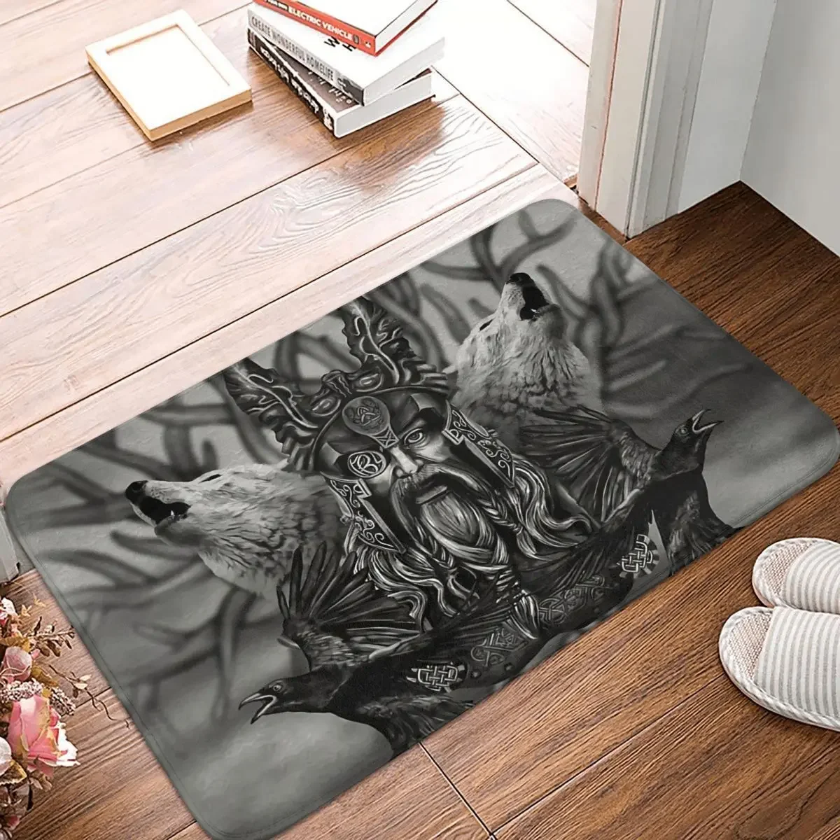 Viking Valhalla Bedroom Mat Odin All Father Rug Home Doormat Living Room Carpet Balcony