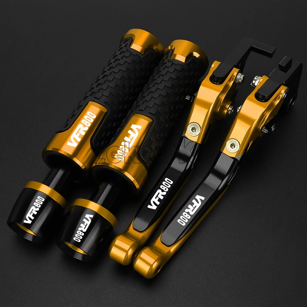 FOR HONDA VFR 800 VFR800 F 2002-2017 2016 2015 2014 2013 Motorcycle Accessories Adjustable Brake Clutch Levers Handlebar Grips
