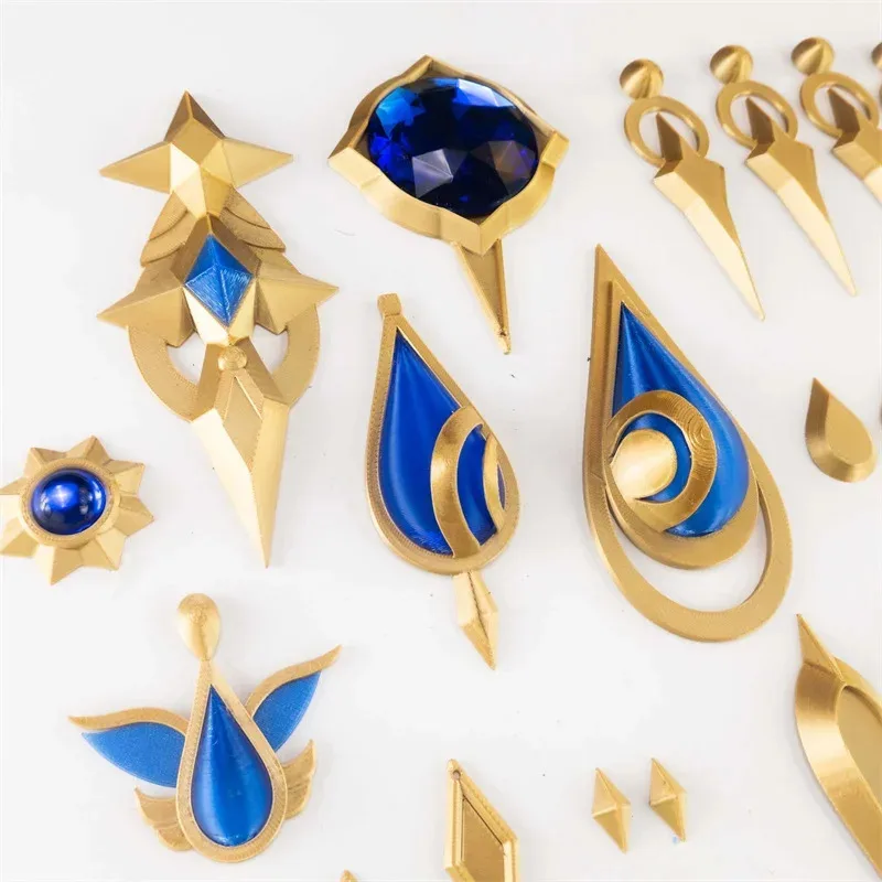 CyGame Genshin Impact Furina Focalors تأثيري الدعامة زي اكسسوارات Furina de Fontaine هالوين عيد الميلاد تأثيري حلي Pr