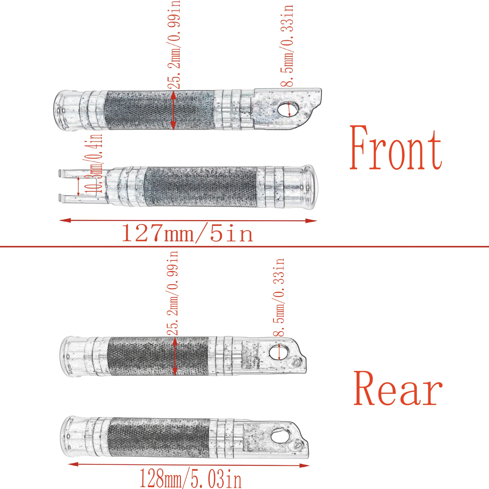 Motocyklowe przednie tylne podnóżki Czarne/chromowane pedały do Harley Softail Fat Boy Street Bob Sport Glide Lower Rider 18-21