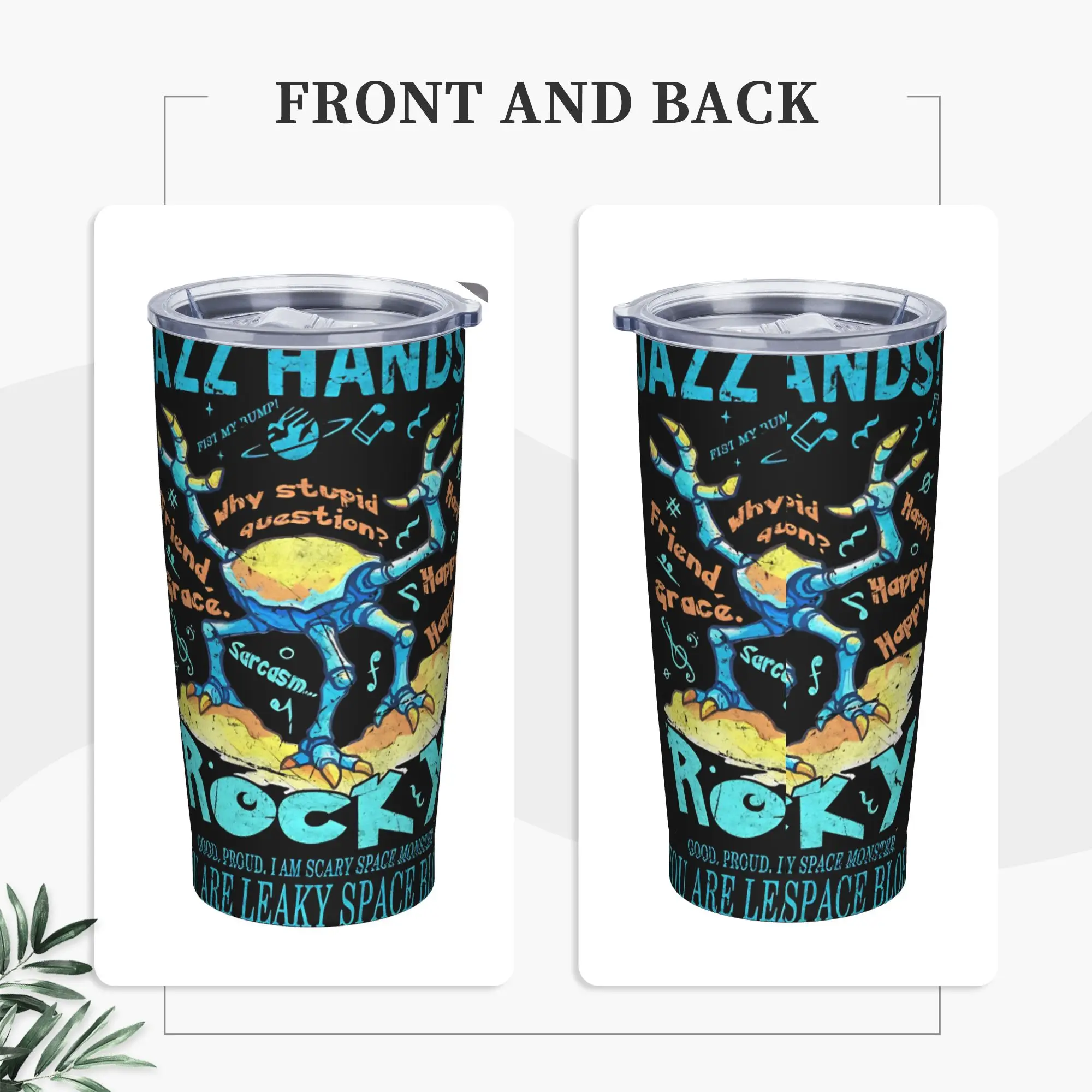 Amaze Vintage Project Hail Mary Insulated Tumbler with Straws Lid  Stainless Steel Thermal Mug Outdoor Car Bottle Cups, 20oz