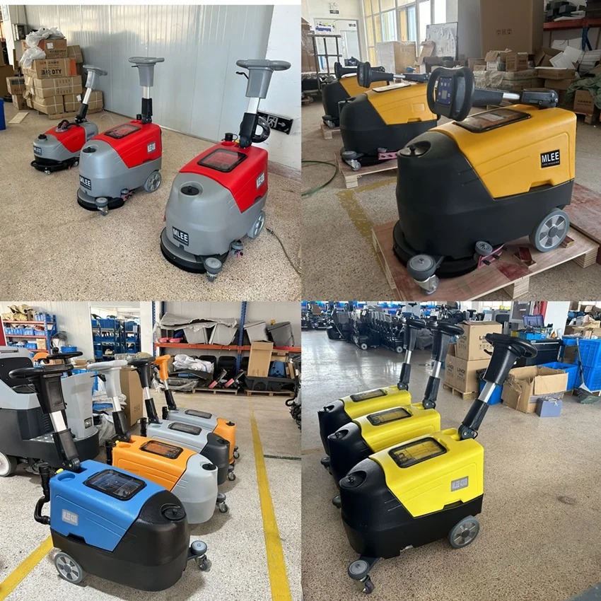 مجفف معدات آلة التنظيف MLEE-430B مقاس 17 بوصة من الرخام خلف غسيل الأرضيات الصغيرة