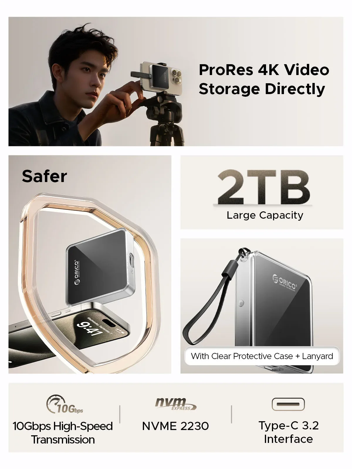 Digiera LPS2000M Test: Portable magnetische SSD für iPhone 15 Pro