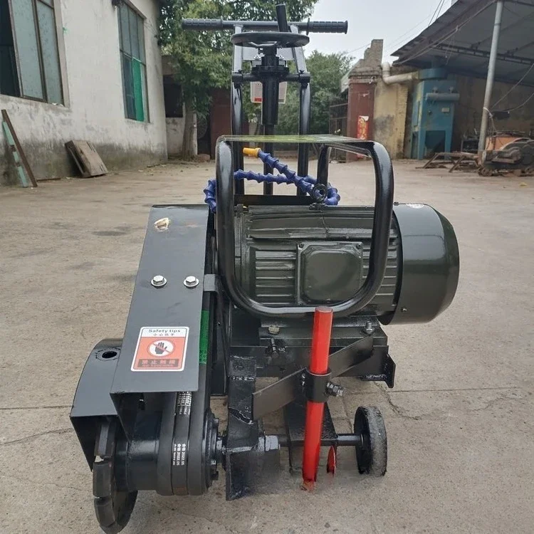 Hand push corner grooving machine Electric cattle yard single Cowshed grooving machine Side grooving machine