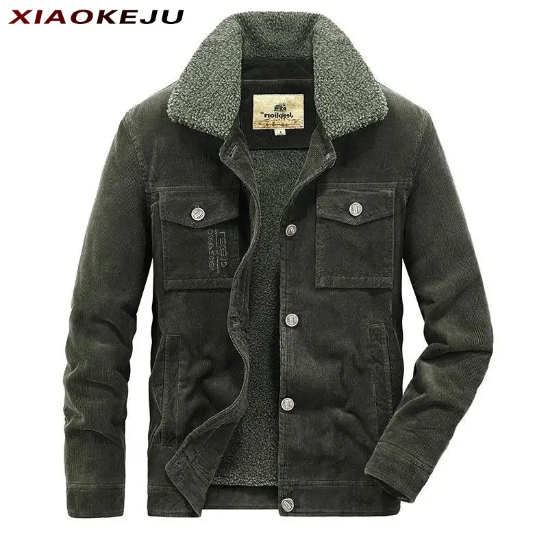 Winter Coat Male Men Winter Men's Camping Outdoor Oversize Withzipper Windbreaker Motorcycle Heavy