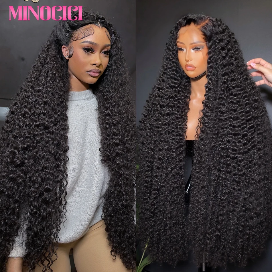 

36-дюймовый парик с глубокими волнами, кружевная передняя часть 13x4, 13x6, плотность 250%, парики с HD-кружевом 5x5, бразильские, 100% натуральные человеческие волосы для женщин, предварительно выщипанные