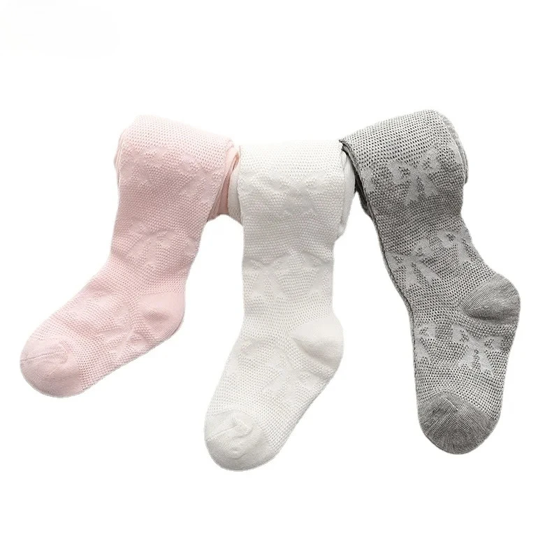 

Kids Tights Thin Breathable Infant Toddler Stockings for Young Girls Pantyhose Knitted Cotton Sock Baby Accessories