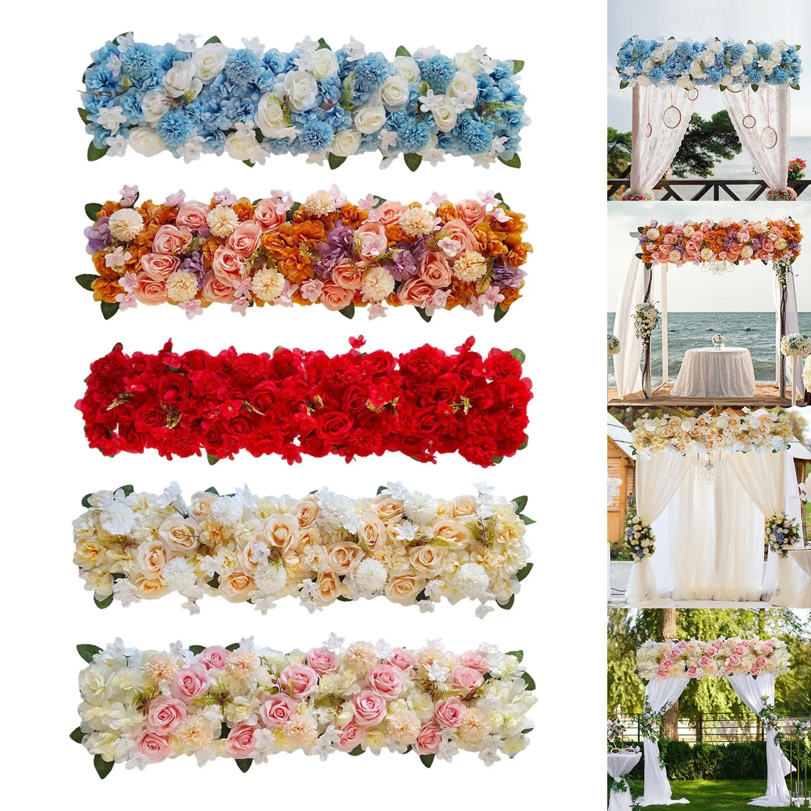 

Arch Flower Panel Romantic Decorative DIY Background for Wedding Event Party,Wedding Table Centerpieces Reception Flowers Door