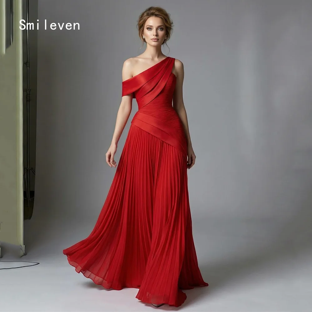 

Smileven Luxury Mermaid Prom Dress Illusion Slanting Colla Evening Gowns Bright Temperament Noval Occasion Dress Customized 2026