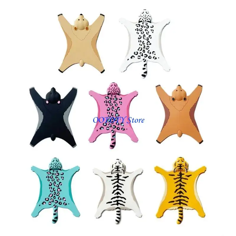 367A Cartoon Animal Heat-resistant Non-slip Silicone Leopard Cartoon Animal Mat